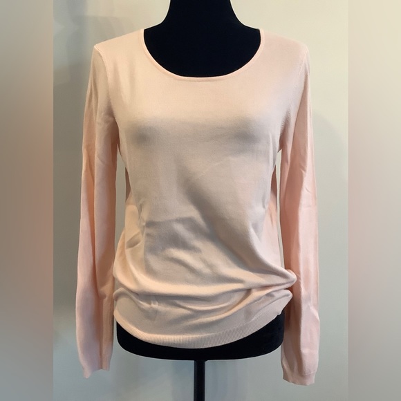 NWOT Talbots’ Light Knit Sweater in Blush - Picture 2 of 9